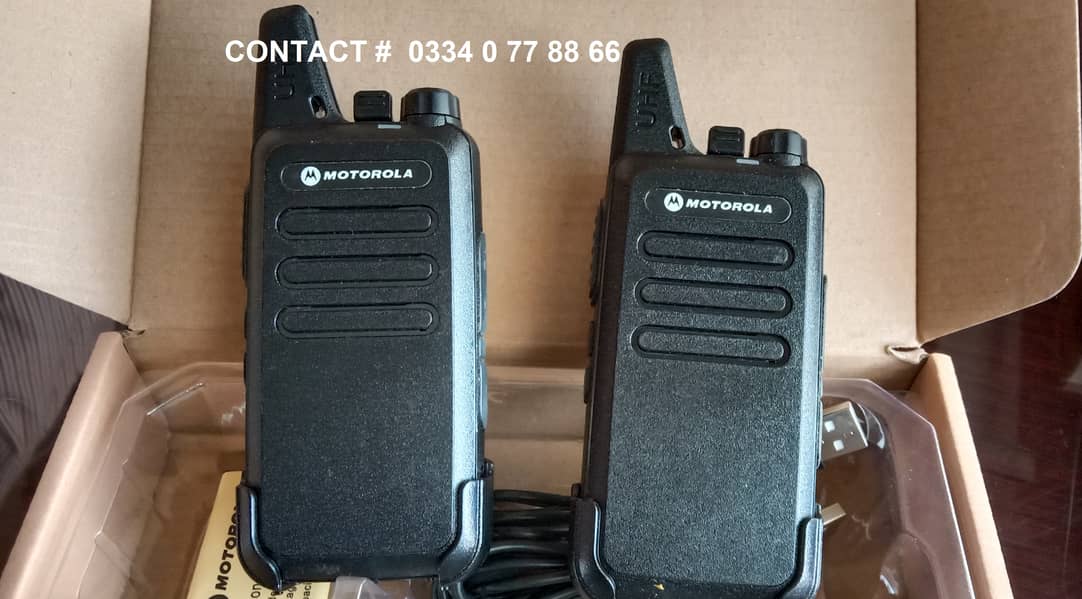 Motorola New Smart Walkie talkie Civilian UHF Moto Woki toki Wireless 4