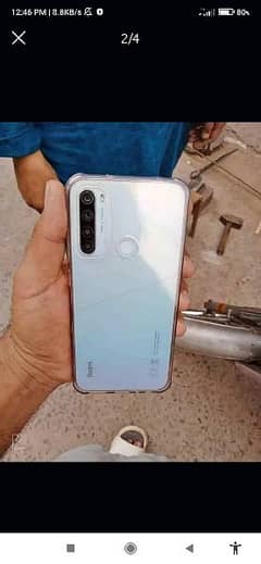 just back crack without box i m selling mobile redmi note 8 0