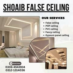 False Ceiling work, Hoom Decor , Pop false Ceiling services