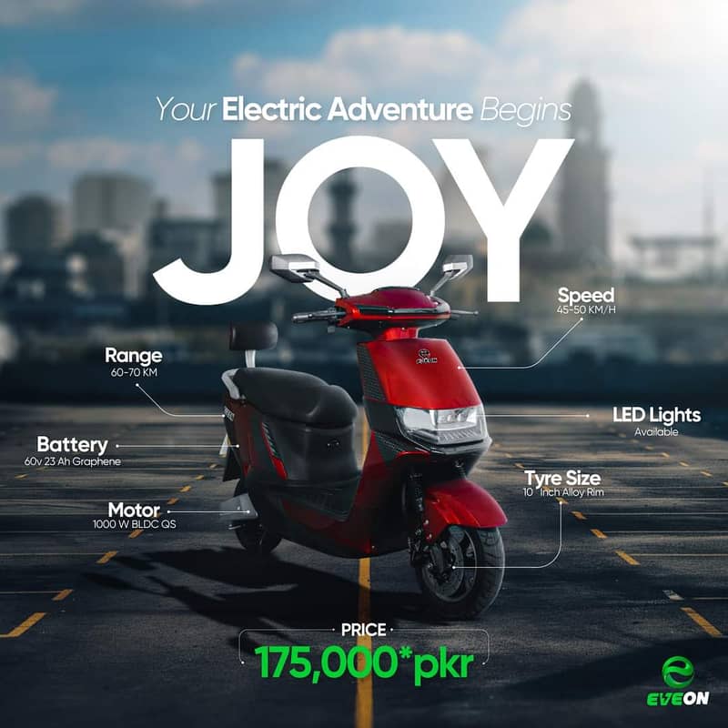 electric Bikes, Electric Scooter Joy Model 2024 Brand New 1