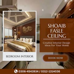 False Ceiling work, Hoom Decor , Pop false Ceiling services