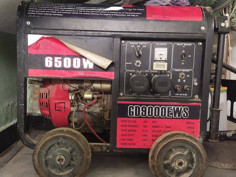 6500 Watt gasoline generator 0