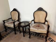 coffee chairs and table set 0
