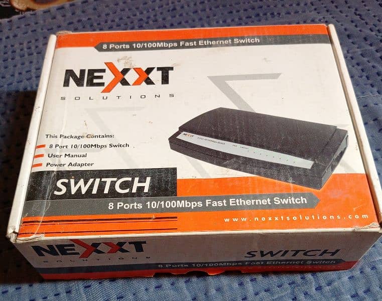 Nexxt 8 port Ethernet switch Device 0