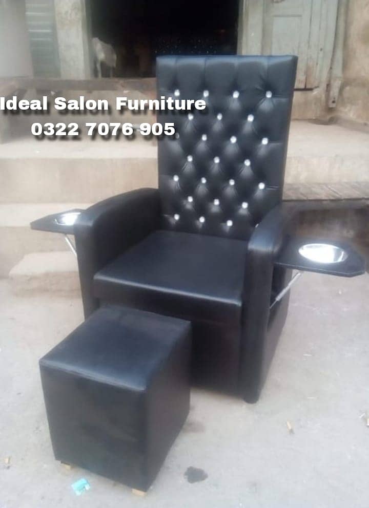 Beauty parlor chairs | shampoo unit | pedicure | cutti Saloon chairs 17