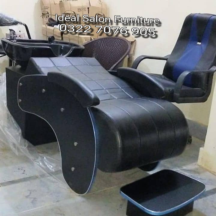 Beauty parlor chairs | shampoo unit | pedicure | cutti Saloon chairs 17