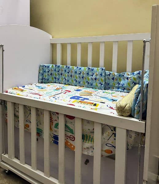 baby cot with mattress 2