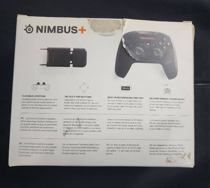 Nimbus wireless gaming Controller steel series 4