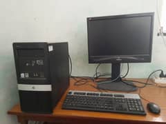 core 2 duo cpu + lcd + keyboard + mouse Full system