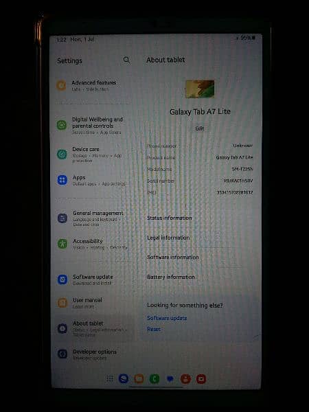 SAMSUNG TAB (A7)LITE 7