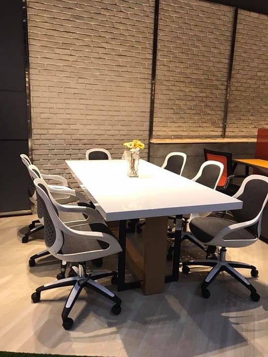 Workstation, Conference and Meeting Tables, and Chairs 15