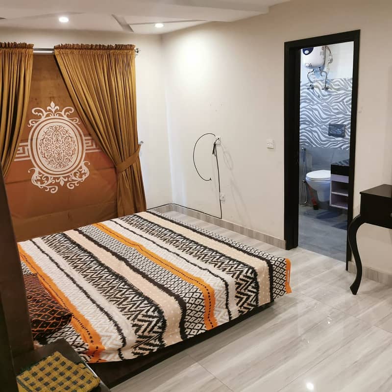 Furnished One Bed Apartment Available For Rent In Sector D Bahria Town Lahore 1