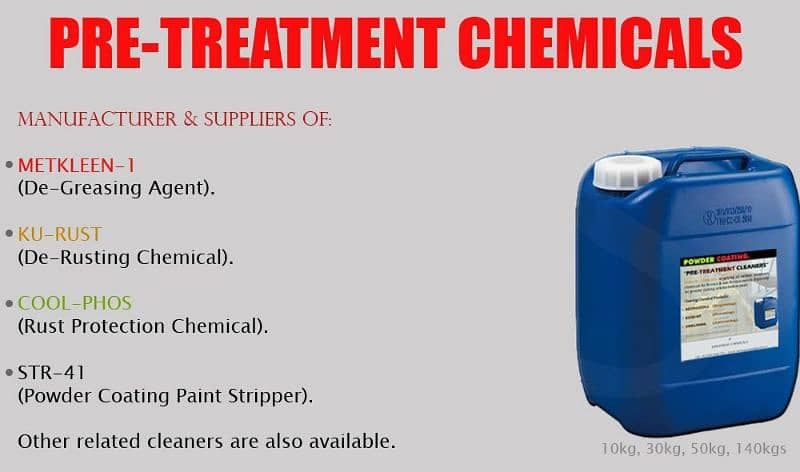 "DEGREASER CLEANER|ANTIRUSTING CHEMICAL|CARBON CLEANER FOR INDUSTRIES" 1