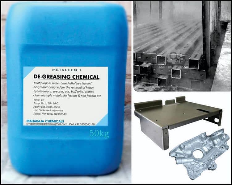 "DEGREASER CLEANER|ANTIRUSTING CHEMICAL|CARBON CLEANER FOR INDUSTRIES" 4