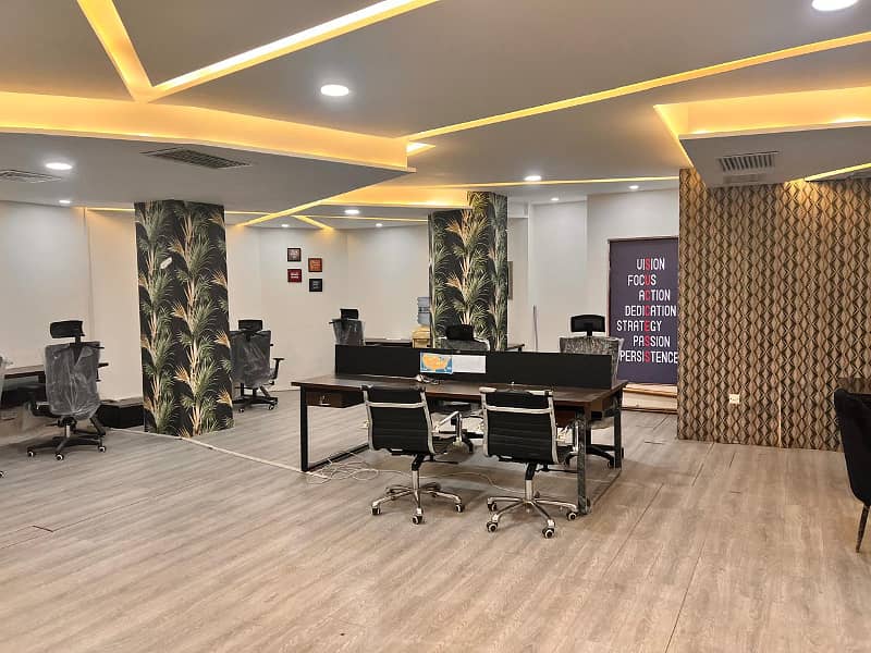1200 square Feet Brand New Corporation Office For Rent At Main Boulevard gulberg 3 Lahore 23