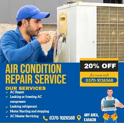 AC Repair, AC Installation, AC Service, Split / Inverter ACs 1