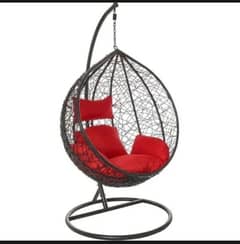 Hanging swing chair-black edition with cussion set