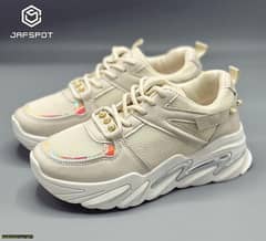 HIGH QUALITY GIRLS CHUNKY SNEAKERS,OFF WHITE
