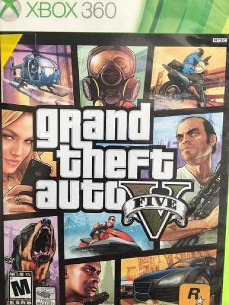 GTA 5 Xbox 360 Video Game 2 in 1 - Xbox 360- JTag Xbox 0