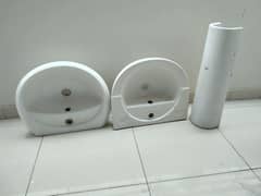 used wash basins set