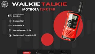 Walkie Talkie | Wireless Set Official Two Way /Motrola TLKR T40