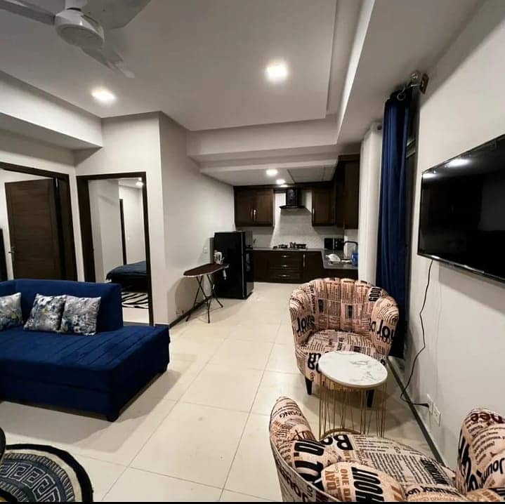 3 Bed Full Furnished Luxury Apartment For Sale In Pine Heights D-17 Islamabad 14