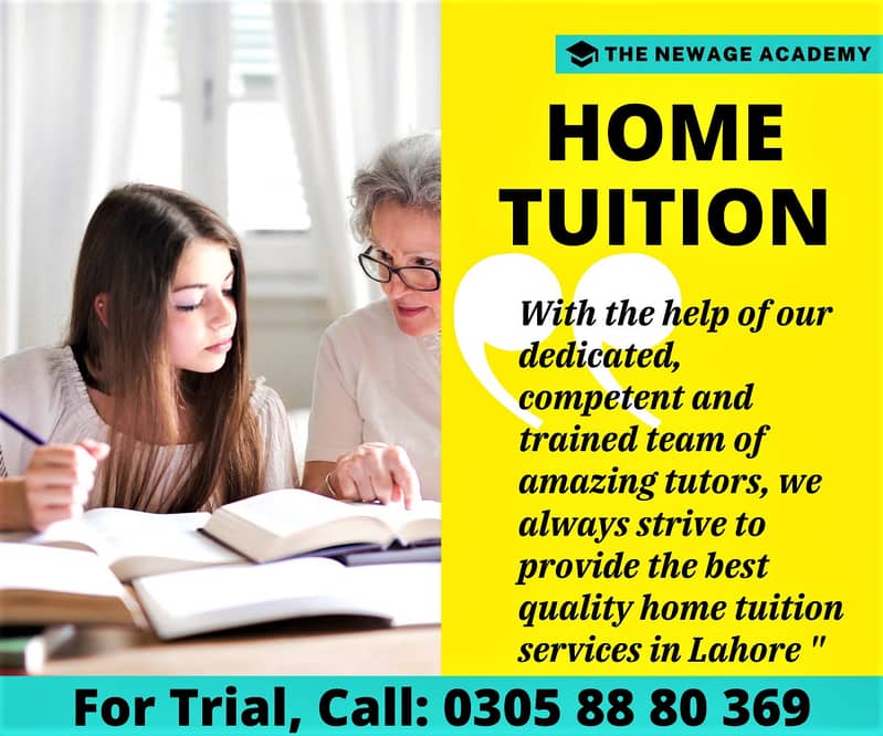 Home Tuition & Home Tutors Available in Lahore 0