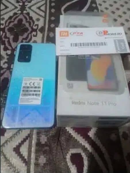 Redmi note 11 pro 6/128gb 10/10 box with charger complete 3
