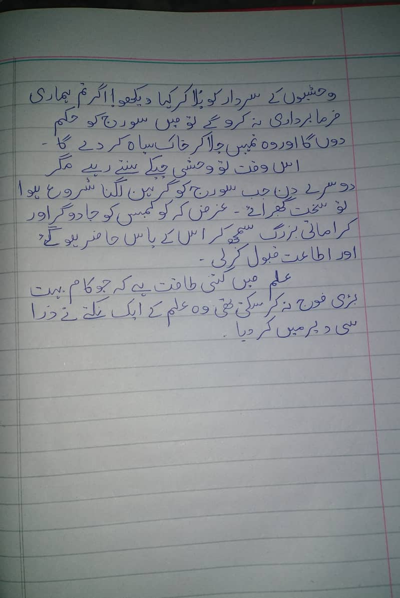Professional urdu and English assignment work in low cost. 7