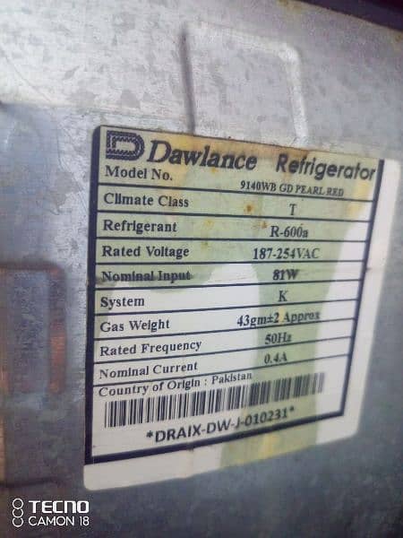 dawlance medium fridge 6