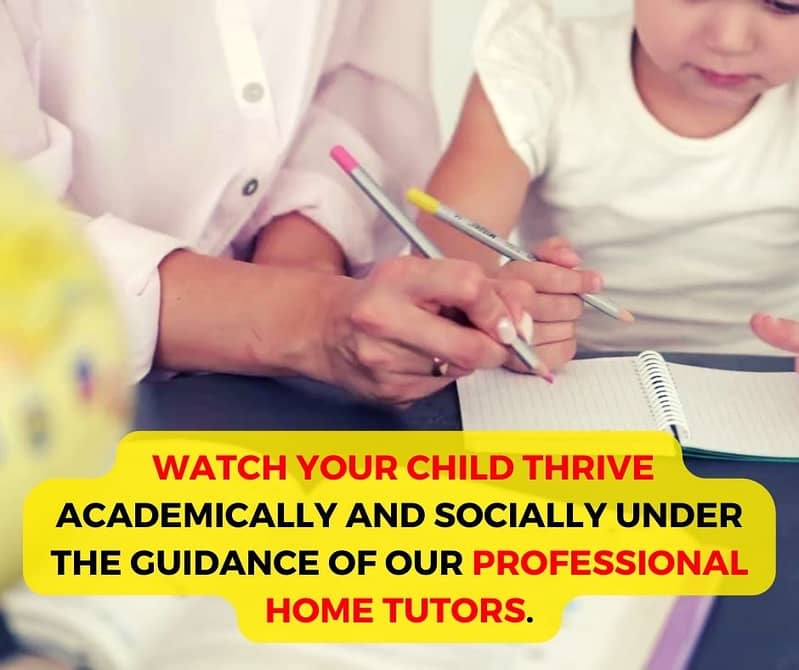 Home Tuition & Home Tutors for Montessori/KG Available in Lahore 5