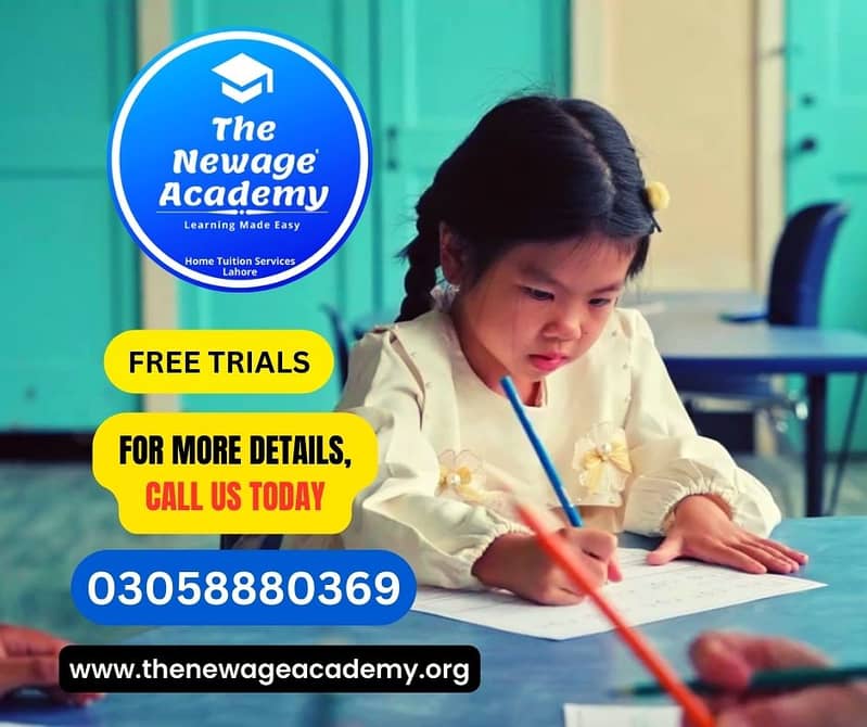 Home Tuition & Home Tutors for Montessori/KG Available in Lahore 6