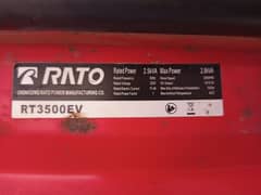 RATO Generator Model RT3500EV (2.8 KW)