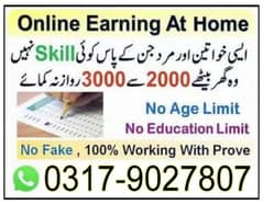 Online job available, Typing/Assignment/Data Entry/Ad posting etc