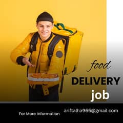 food delivery job available