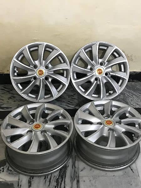 13" Inch Alloy rims fresh condition 0