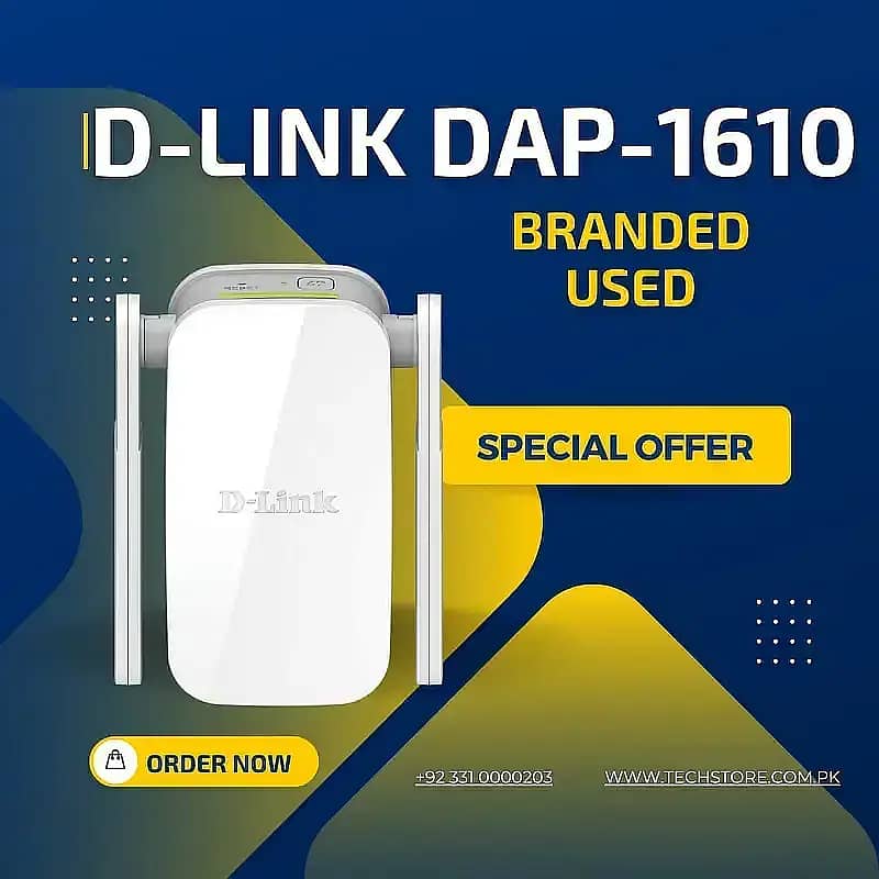 D-Link WIFI expander /WiFi/Dual Band/  DAP-1610 AC1200 (Branded Used) 0