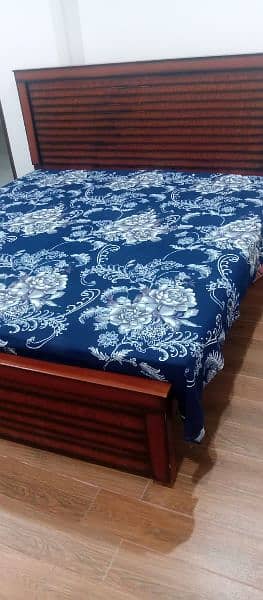 Wooden Double Bed 1