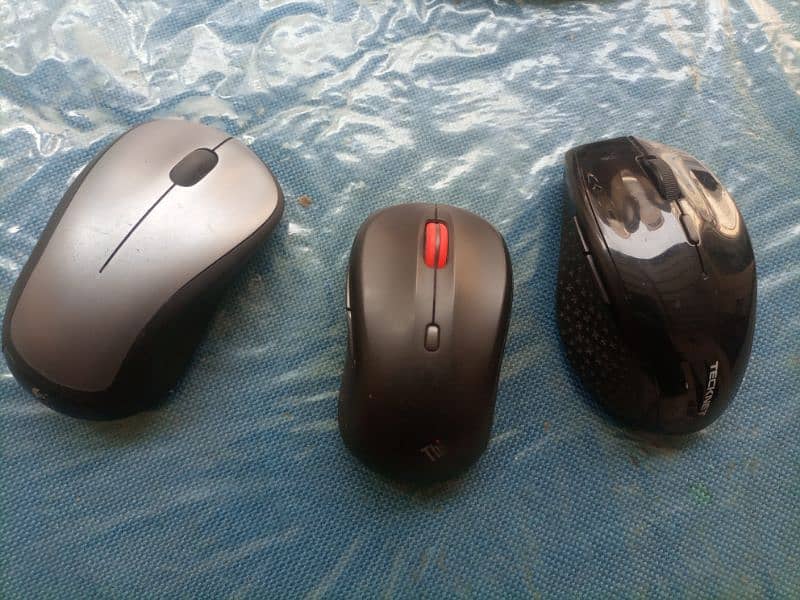 Logitech, Lenovo, Tecknet 3 mouse available without wireless dongle 0