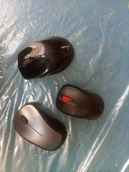 Logitech, Lenovo, Tecknet 3 mouse available without wireless dongle 5