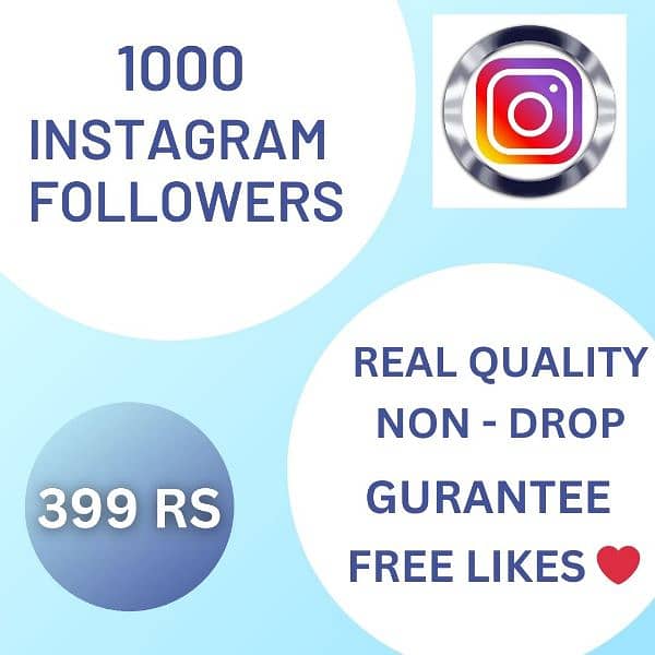 Instagram followers, likes, comments, views all available 0