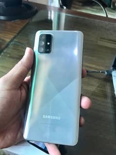 Samsung A71 8gb/128gb good condition with box charger 0