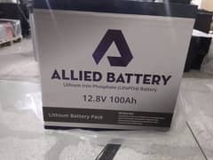 Branded Lithium and Dry batteries available 5ah to 200ah 0