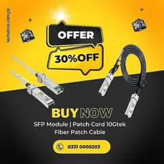 SFP-Module Cable // Patch Cord //10G Tek Best Fiber Patch In Pakistan