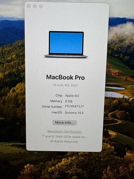 MacBook Pro M2 8/256 brand new condition 1