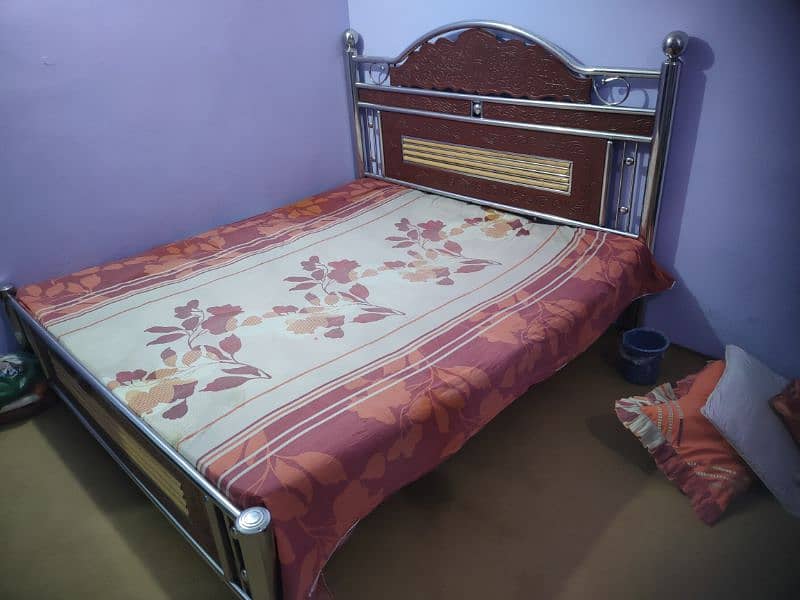 Original Steel king size bed 1