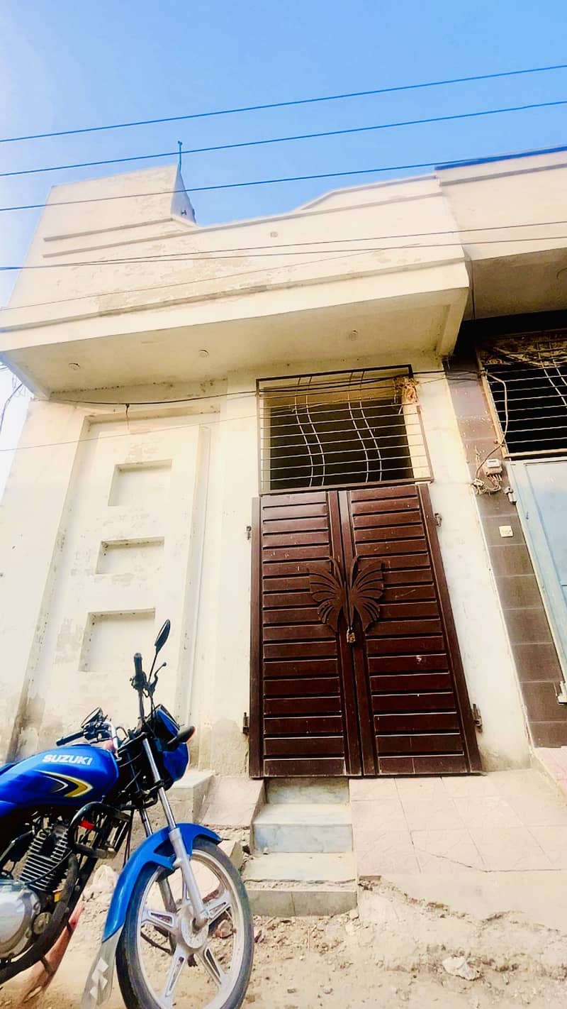 2.5 Marla Double Story House | Gas, Sewerage, Road & Marble Floor 1