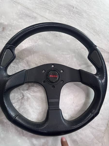 momo original jet carbon steering wheel condition 10/9.5 4