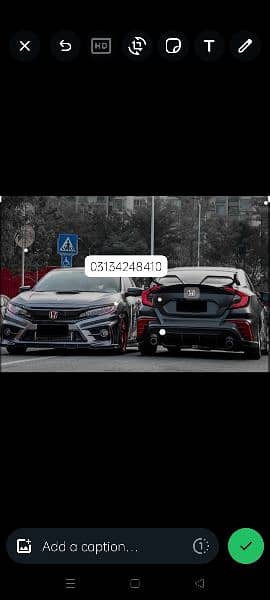 Honda civic type R Bumper available and FC450 bumper kit available 3