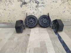 MOTORCYCLE SIDE WHEELS